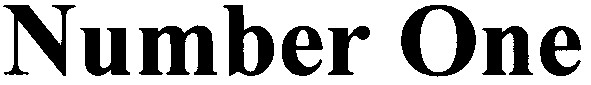number-one-145178