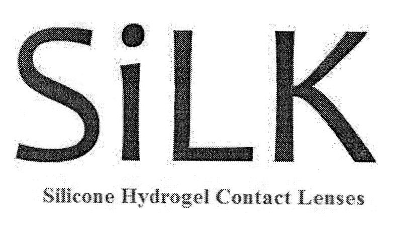 silk silicone hydrogel contact lenses