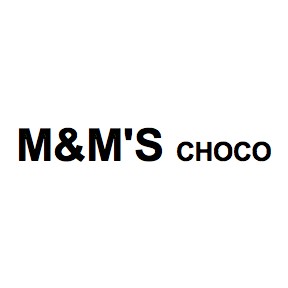 m&m`s choco